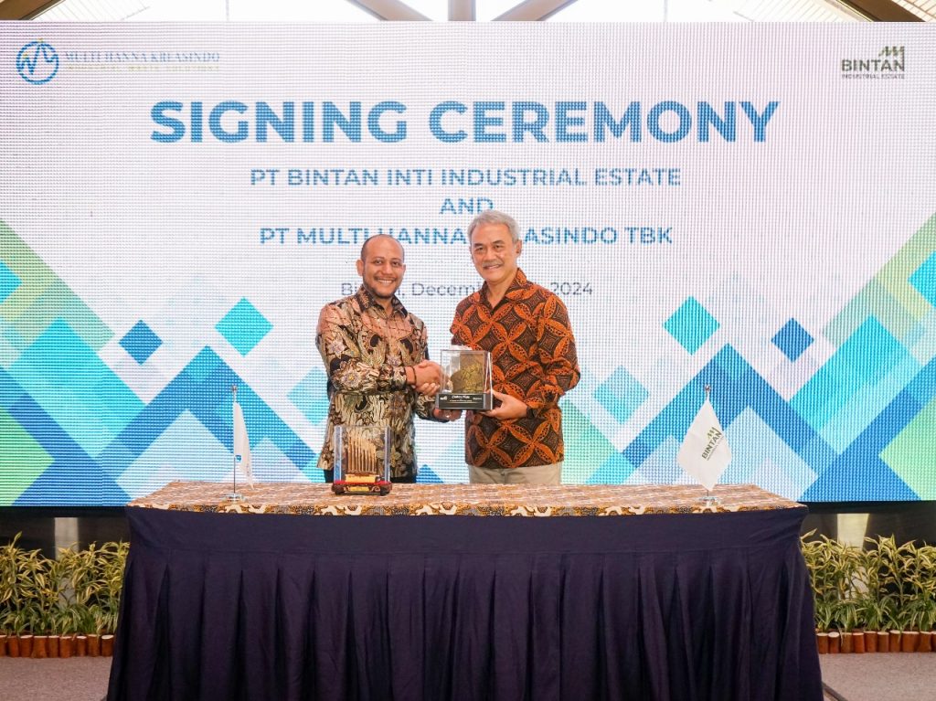 Signing ceremony PT Bintan & PT MHK Tbk