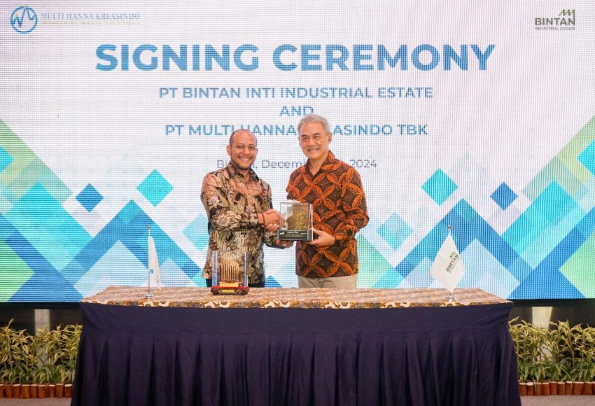 Signing ceremony PT Bintan & PT MHK Tbk